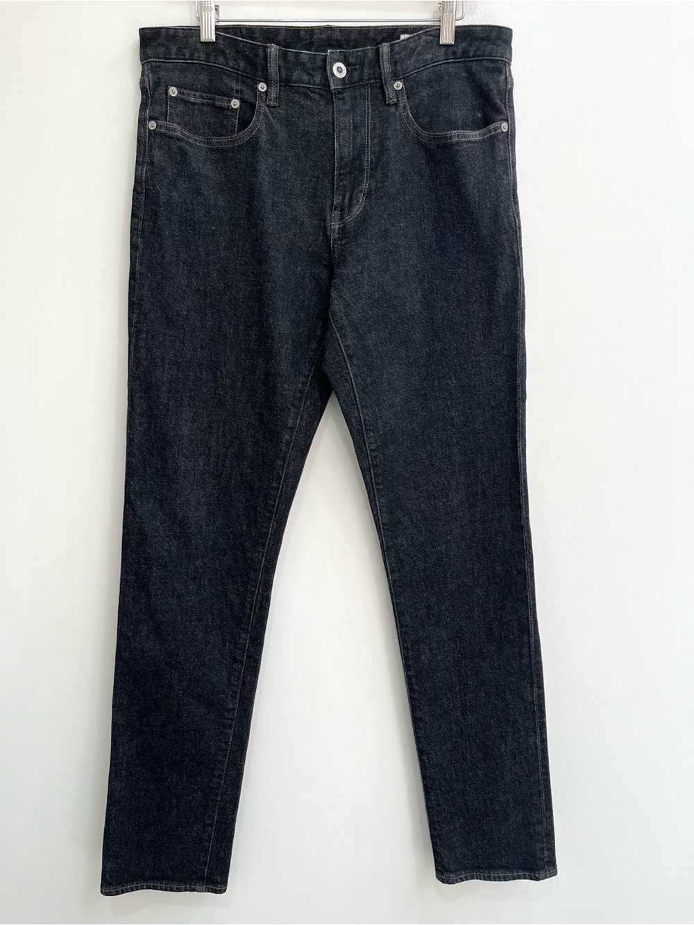 Bonobos Slim Fit Organic Cotton Denim Black Denim Men’s Size 33/34